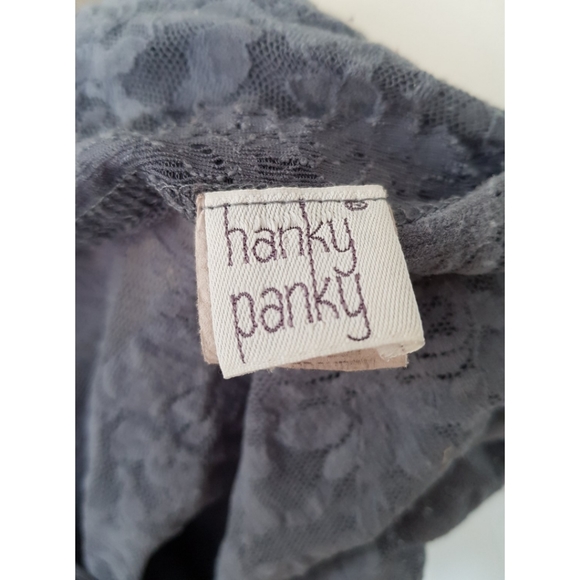 Vintage Hanky Panky Gray Lace Camisole - Picture 15 of 16